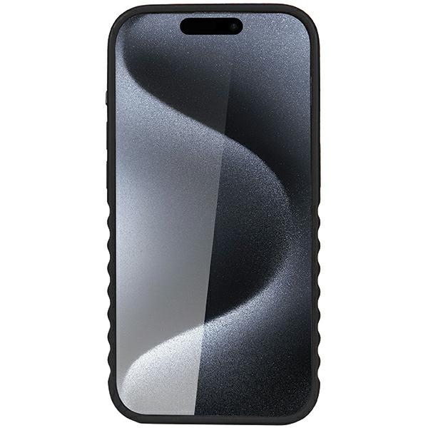 Audi iPhone 15 Pro Case Synthetic Leather MagSafe, Black