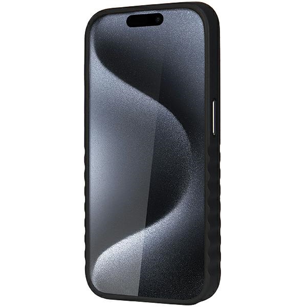 Audi iPhone 15 Pro Case Synthetic Leather MagSafe, Black
