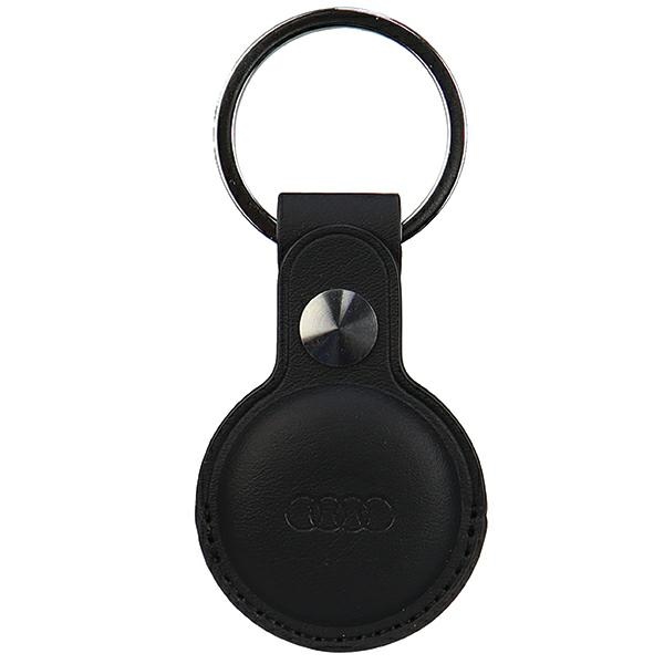 Audi Apple AirTag Case Synthetic Leather Collection, Black