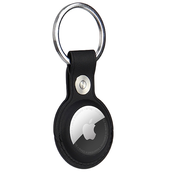 Audi Apple AirTag Case Synthetic Leather Collection, Black