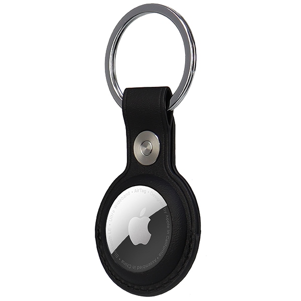 Audi Apple AirTag Case Synthetic Leather Collection, Black