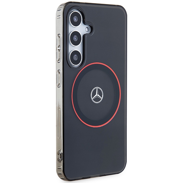 Mercedes Samsung Galaxy S24 Case IML Printed Ring MagSafe, Black