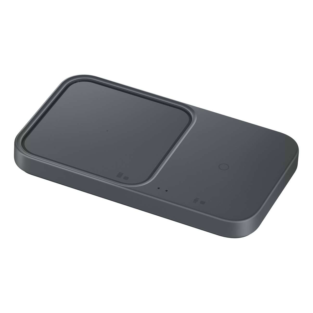 Samsung Duo EP-P5400TBEGEU 15W bezvadu lādētājs ar tīkla adapteri, melns