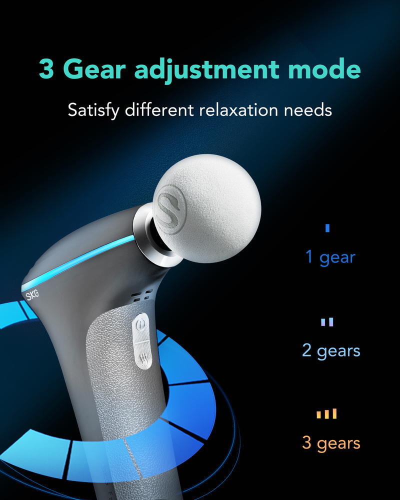 SKG F5-EN massage gun for the whole body - gray