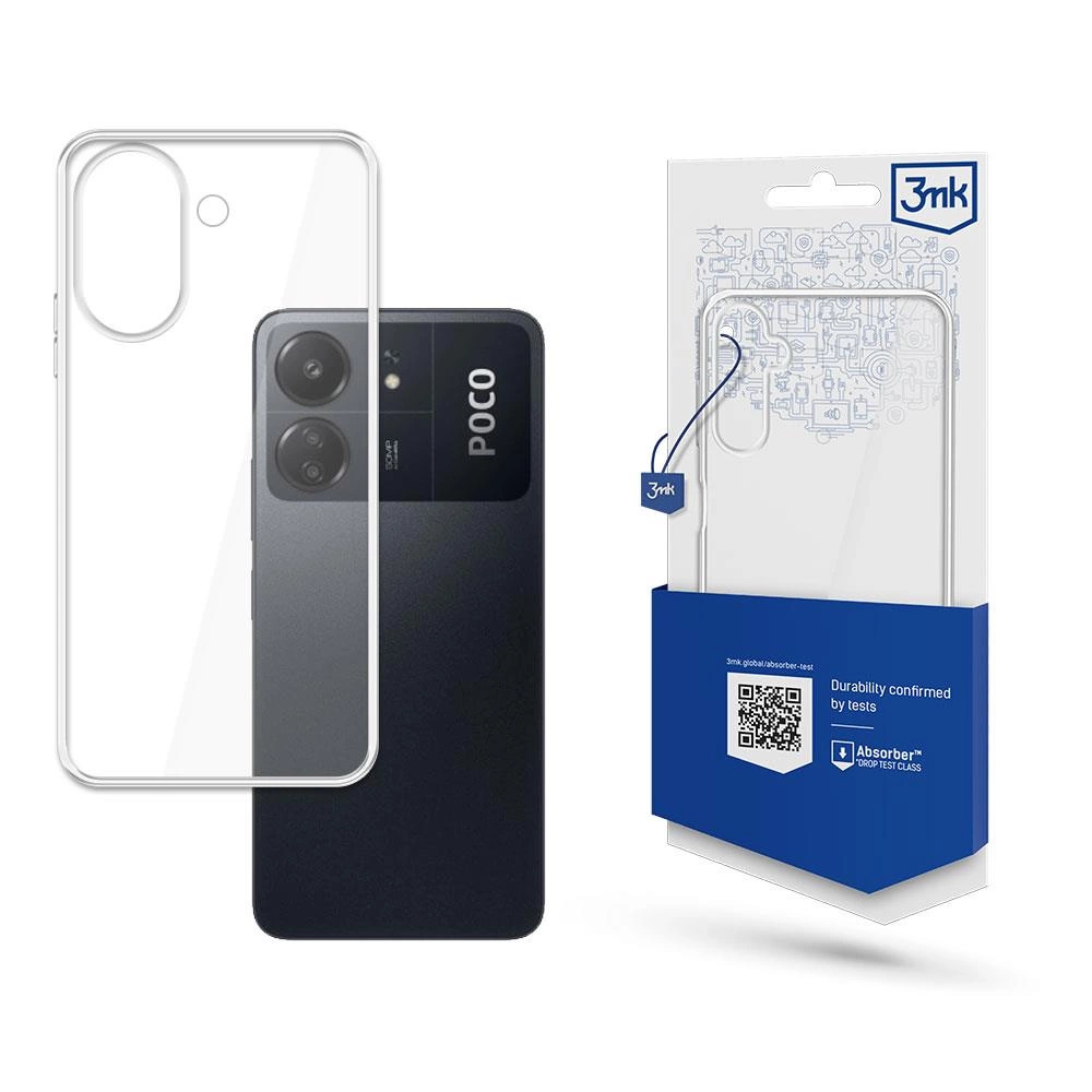 Xiaomi Redmi 13C / POCO C65 3MK Armor Case Cover, Transparen