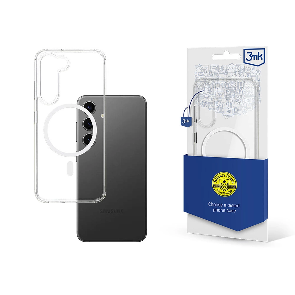 Samsung Galaxy S23+ Plus (SM-S916) 3MK MagCase Clear Case Cover, Transparent