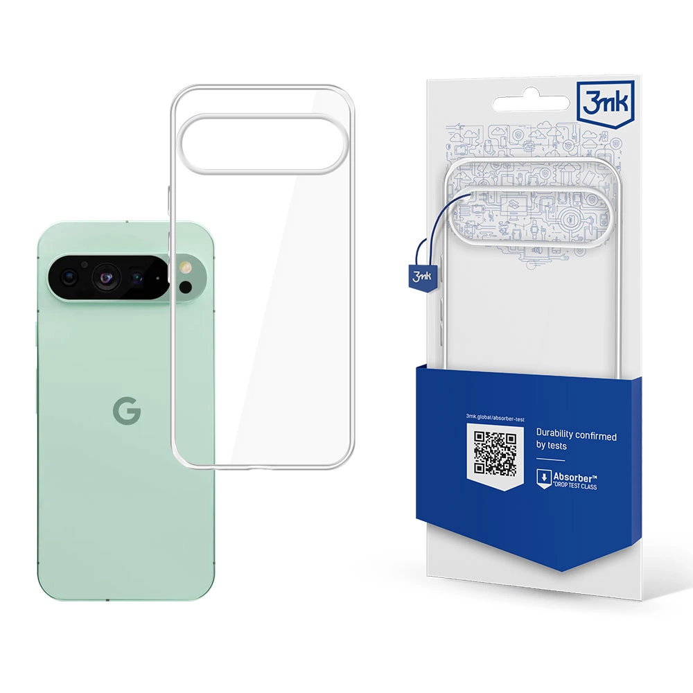 Google Pixel 9 Pro XL 3MK Clear Case Cover, Transparent
