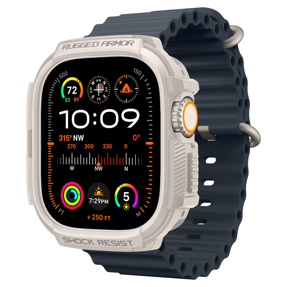 Spigen Rugged Armor case for Apple Watch Ultra 1 / 2 (49 mm) - beige