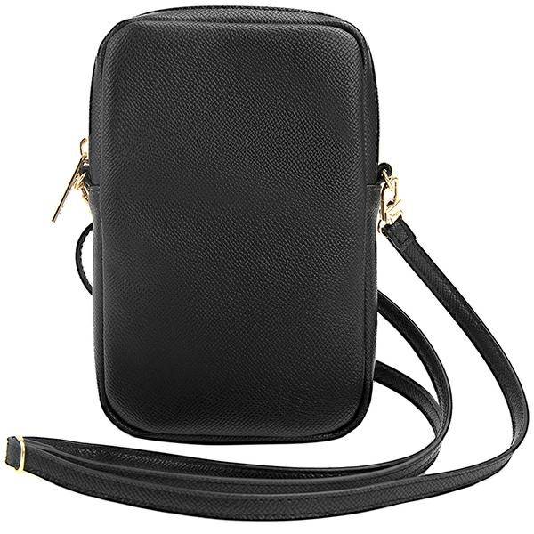 Guess Zip Triangle 4G Phone Bag, Black