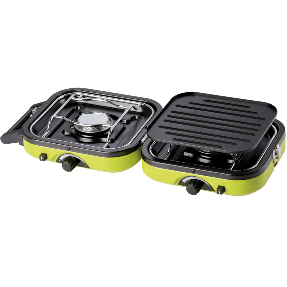Meva DUAL COMPACT Double Camping Stove with Grill