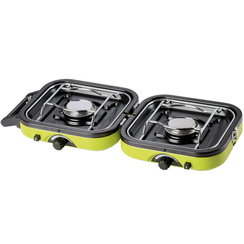 Meva DUAL COMPACT Double Camping Stove with Grill