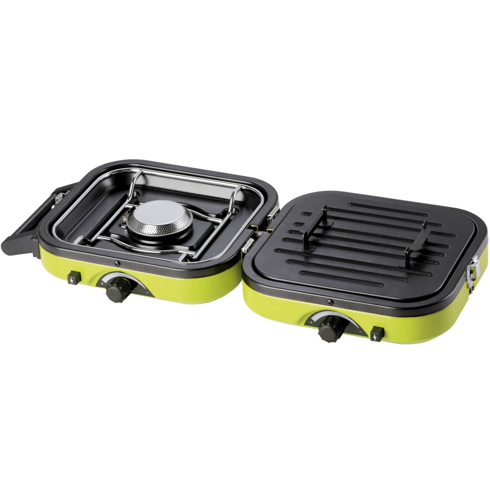 Meva DUAL COMPACT Double Camping Stove with Grill