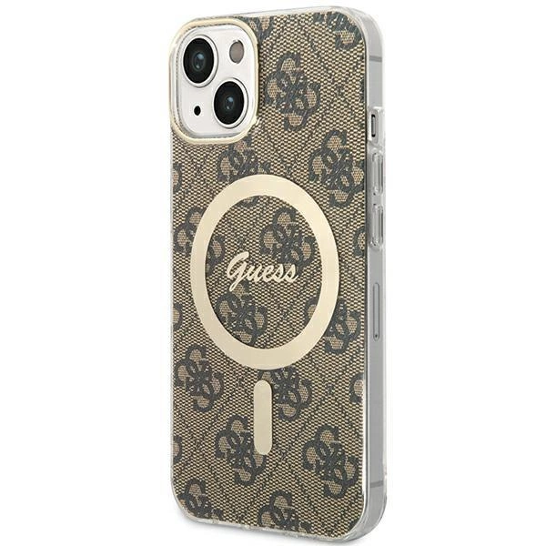 Apple iPhone 13 6.1'' Guess 4G MagSafe Case Cover, Brown | Telefona Maciņš Vāks Apvalks Bampers