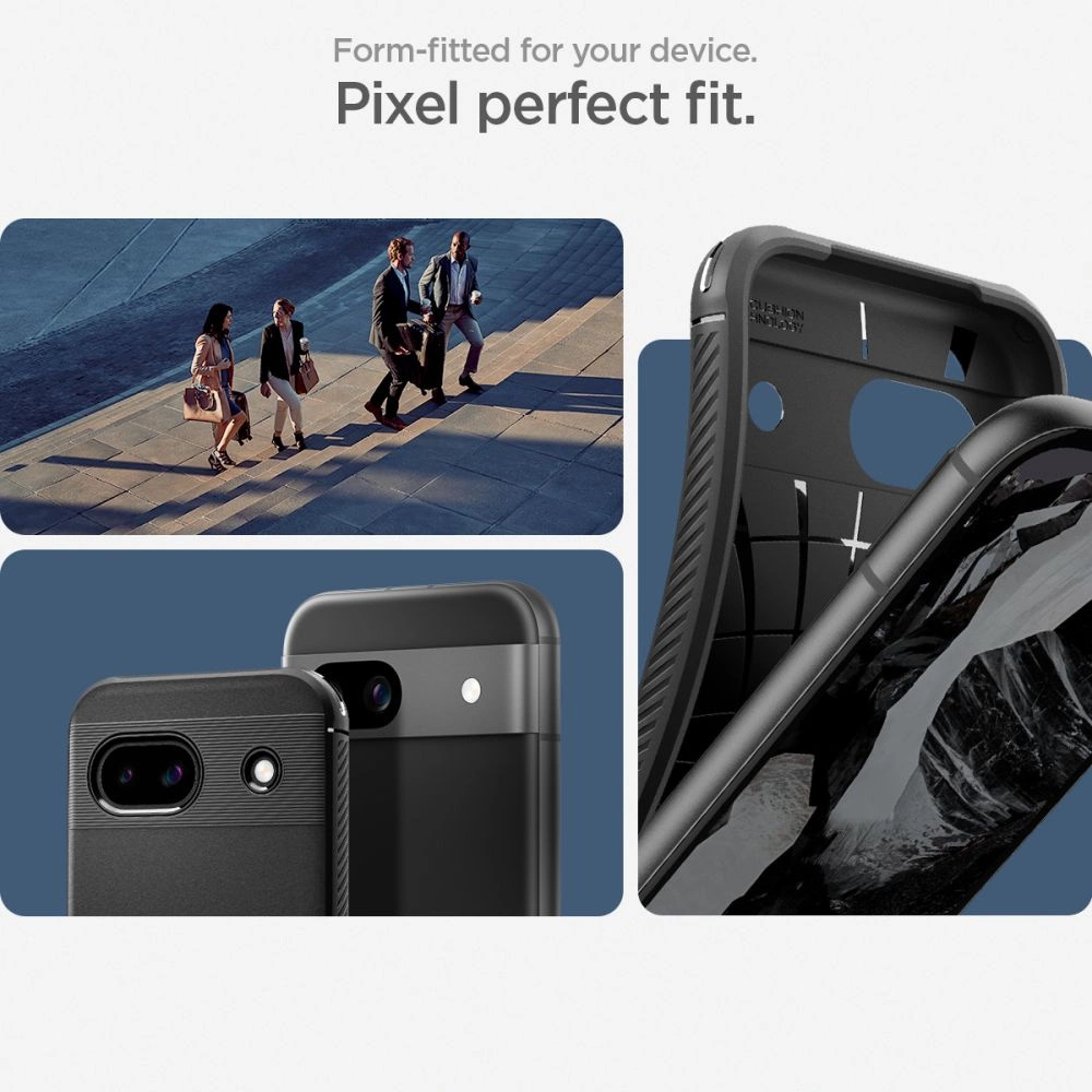 Spigen Rugged Armor case for Google Pixel 8A - matte black