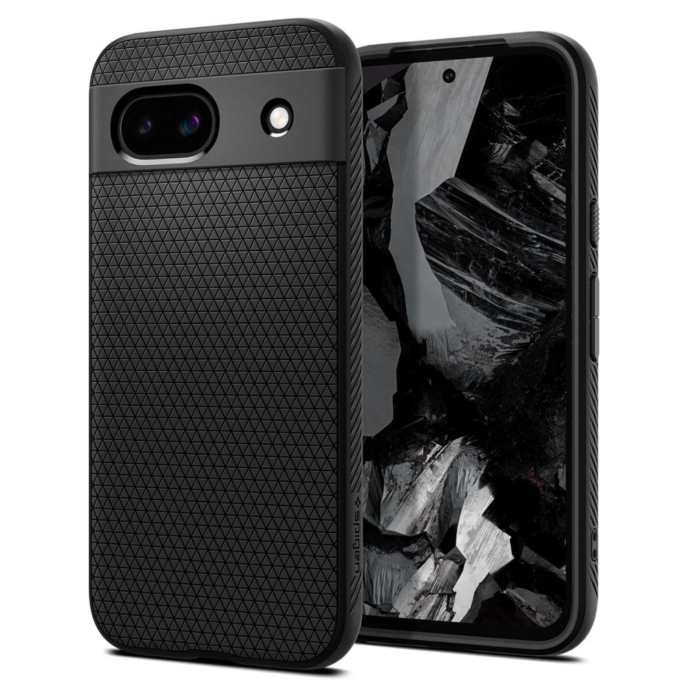 Google Pixel 8A Spigen Liquid Air Case Cover, Black