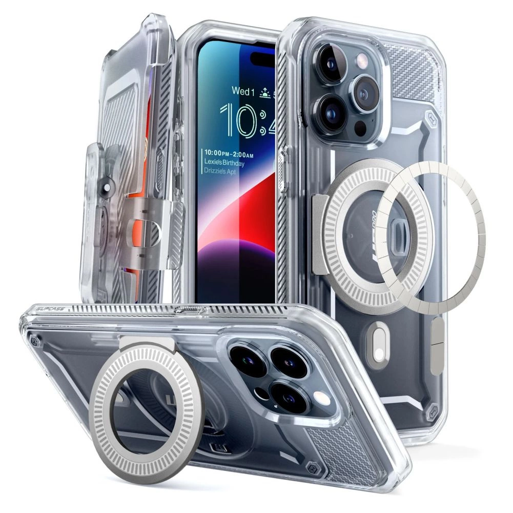 Supcase UB Pro Mag case with MagSafe for iPhone 15 Pro - transparent