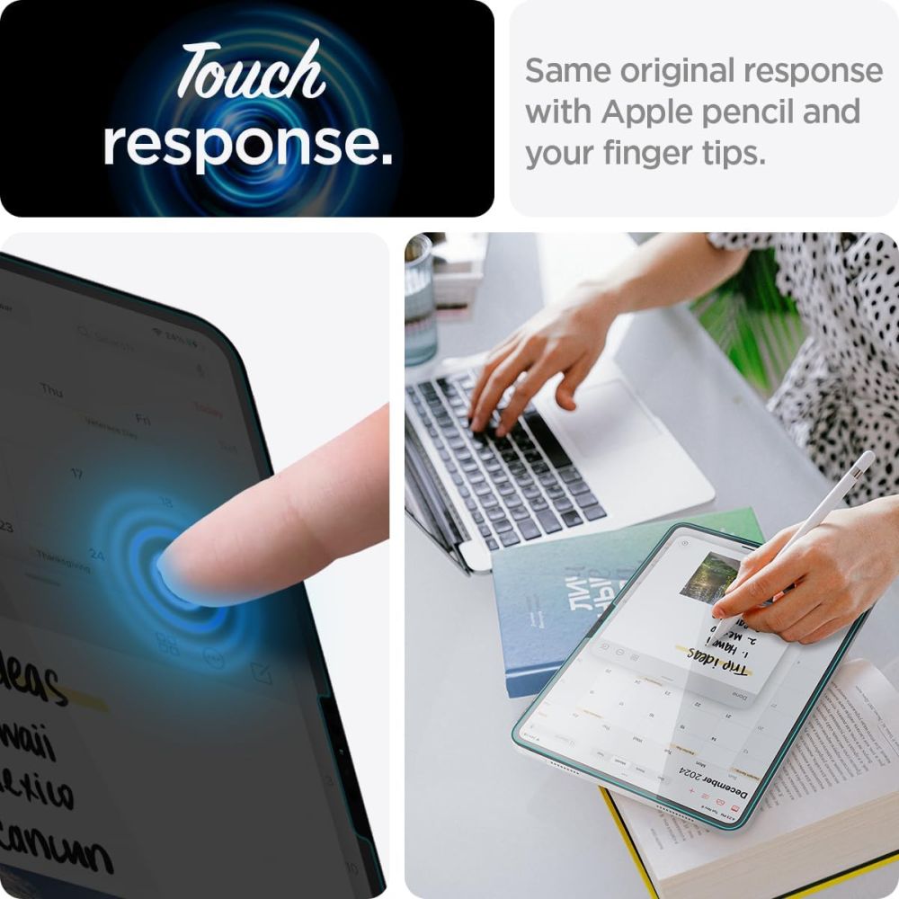 Spigen iPad Pro 13\'\' 2024 Screen Protector Glas.tR EZ Fit