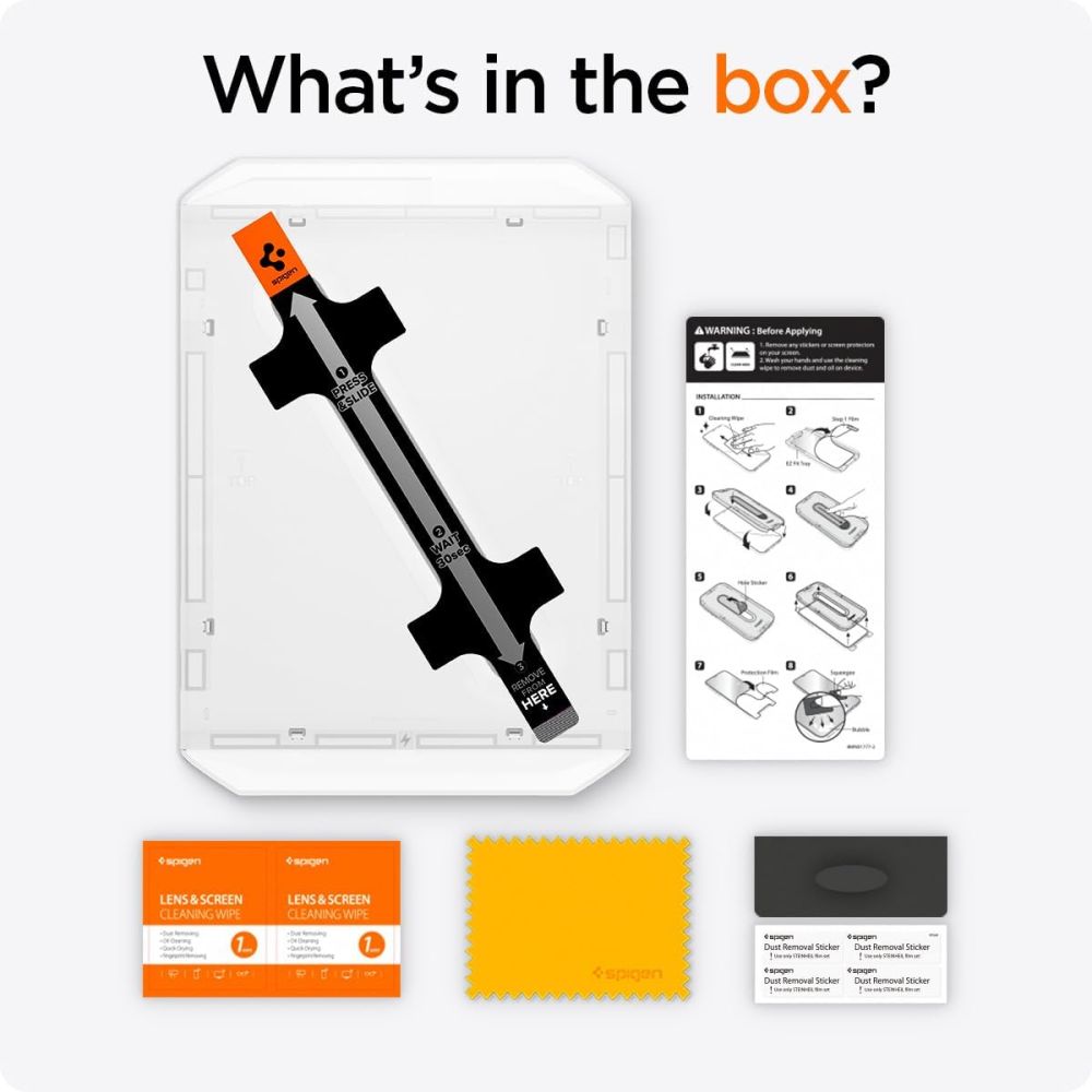 Spigen iPad Pro 13\'\' 2024 Screen Protector Glas.tR EZ Fit
