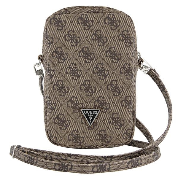 Guess Zip 4G Triangle Phone Bag, Brown