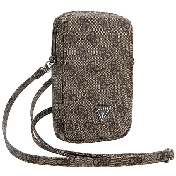 Guess Zip 4G Triangle Phone Bag, Brown