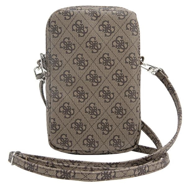 Guess Zip 4G Triangle Phone Bag, Brown