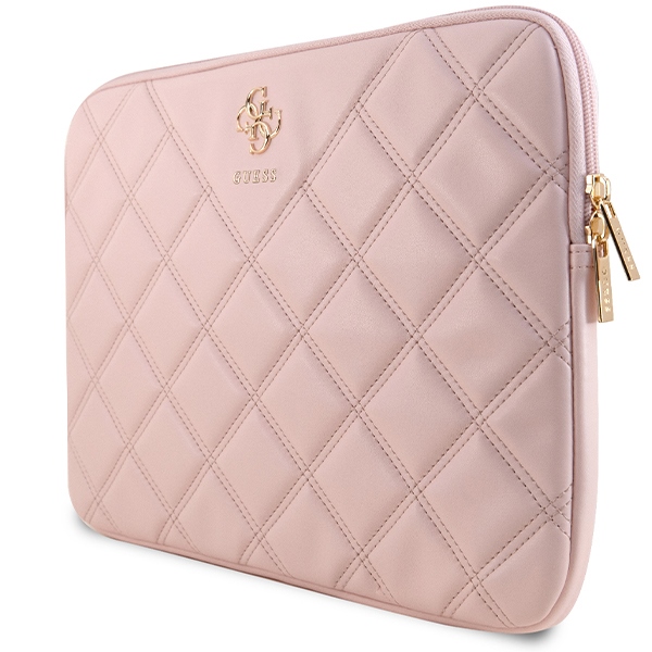 Guess 14\" Laptop Sleeve Quilted 4G, Pink
