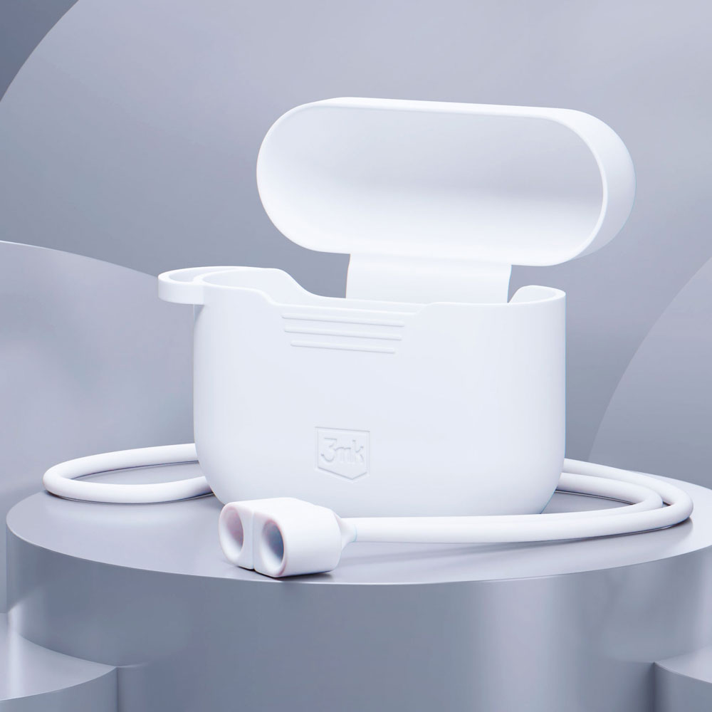 3mk силиконовый чехол для AirPods Pro / Pro 2, белый