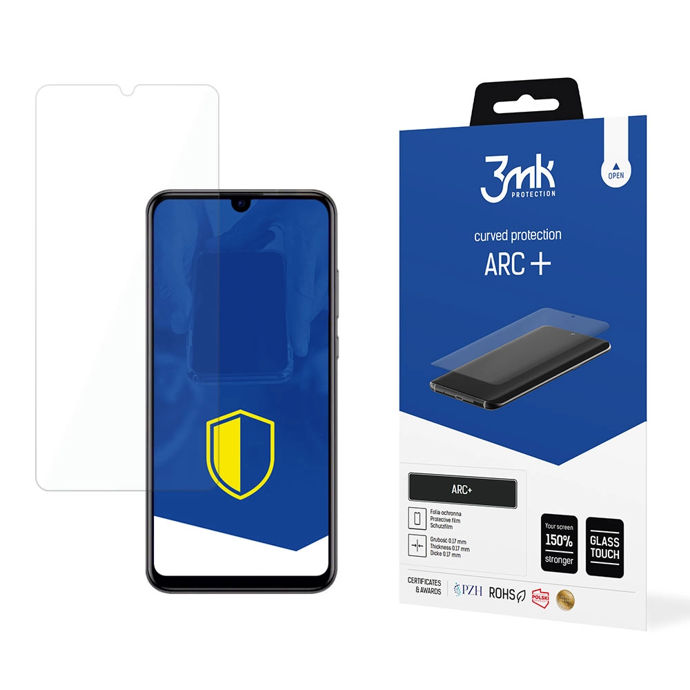 Huawei P30 Aizsargplēve uz Visu Ekrānu | 3MK ARC+ Protective Film Rounded Fullscreen Protector
