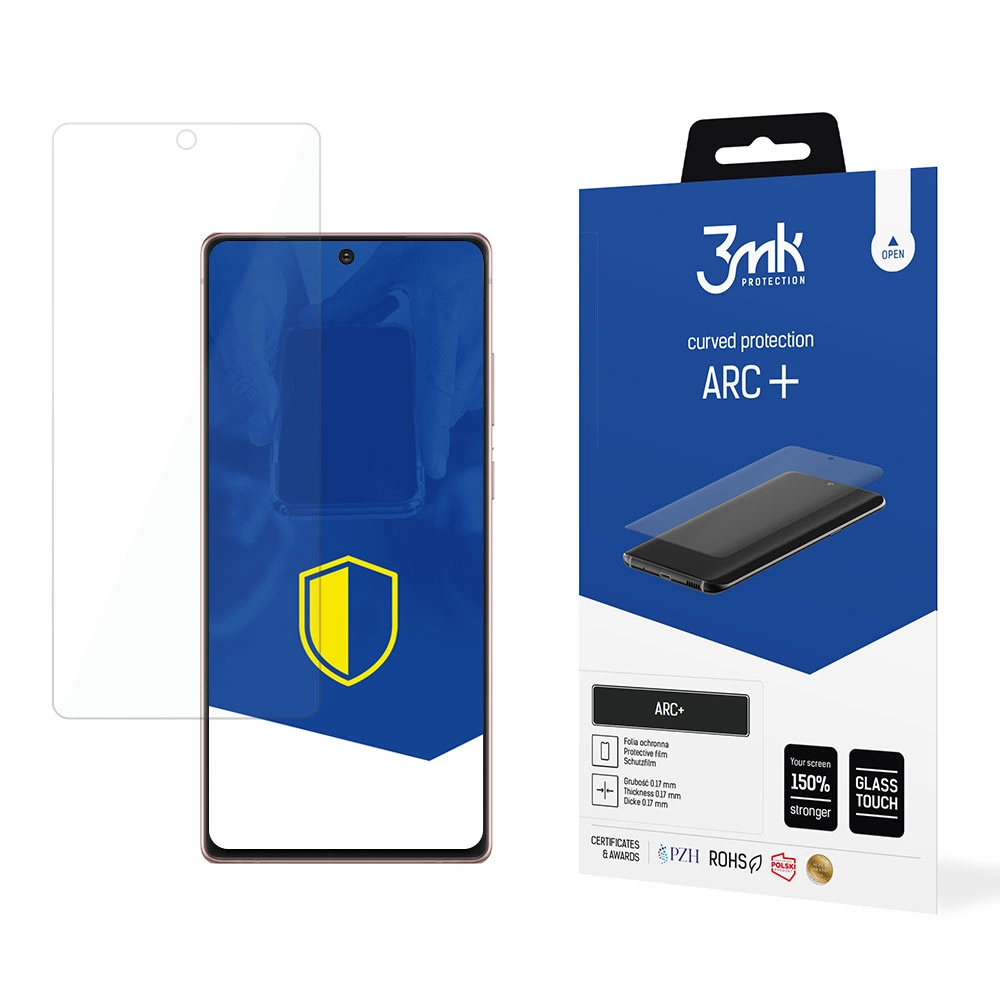Samsung Galaxy Note 20 5G 3MK ARC+ Protective Film Rounded Fullscreen Protector