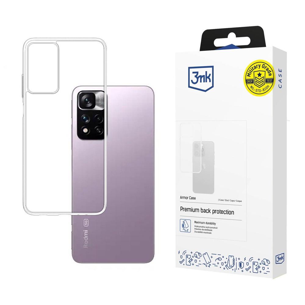 3mk Armor Case for Xiaomi Redmi Note 11 5G, Transparent