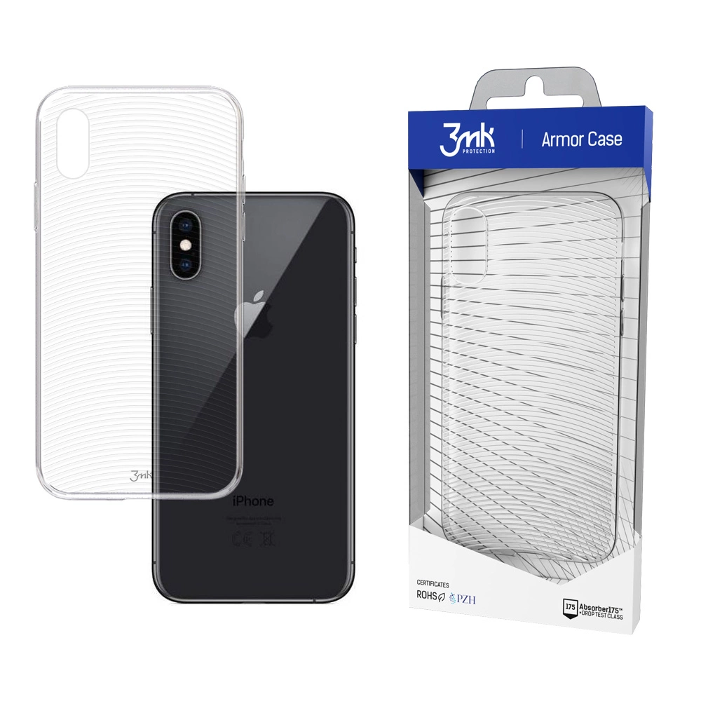 Apple iPhone X / Xs / 10 / 5.8" 3MK Armor Case Cover, Transparent
