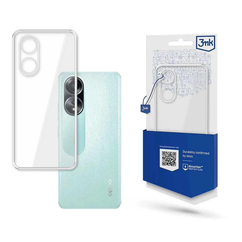 Oppo A58 4G 3MK Clear Case Cover, Transparent