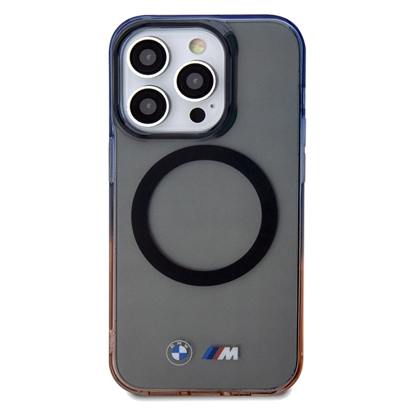 BMW Gradient Bumper MagSafe case for iPhone 15 Pro - gray