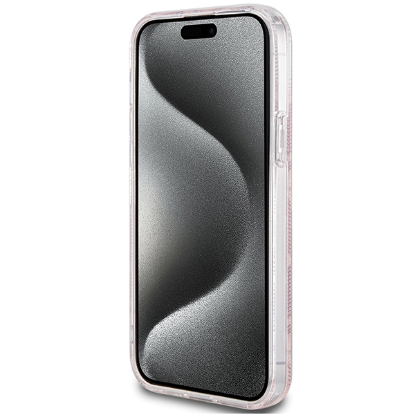 Guess iPhone 15 Plus / 14 Plus Case IML GCube MagSafe, Pink