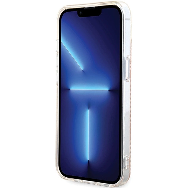 Чехол Guess IML 4G MagSafe для iPhone 15 / 14 13 - розовый
