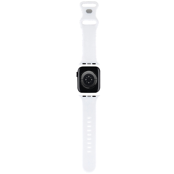 Hello Kitty Apple Watch 38 / 40 / 41 mm Strap Silicone Heads & Stripes, Black
