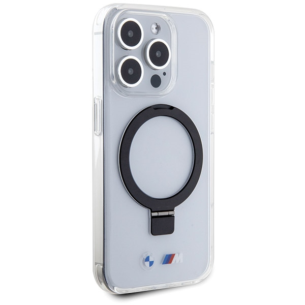 BMW iPhone 15 Pro Max Case Ring Stand M Collection MagSafe, Transparent