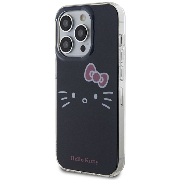 Hello Kitty iPhone 14 Pro Max Case IML Kitty Face, Black