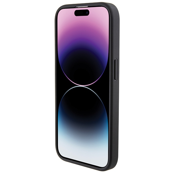 BMW iPhone 15 Pro Max Case Leather Seats Pattern, Black