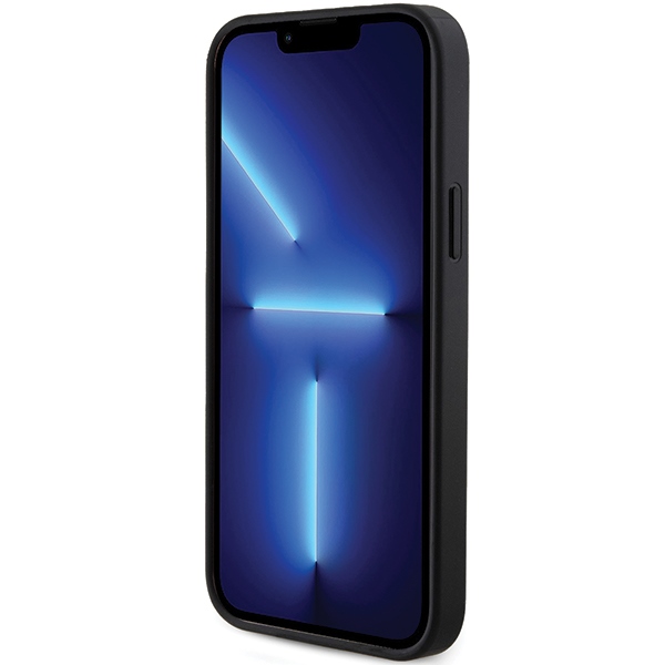 Guess 4G Triangle Metal Logo case for iPhone 13 Pro Max - black