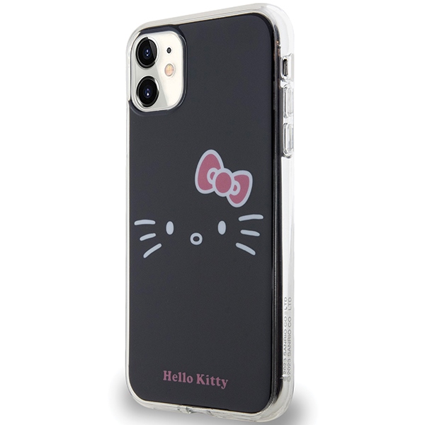 Hello Kitty iPhone 11 / XR Case IML Kitty Face, Black