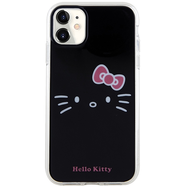 Hello Kitty iPhone 11 / XR Case IML Kitty Face, Black