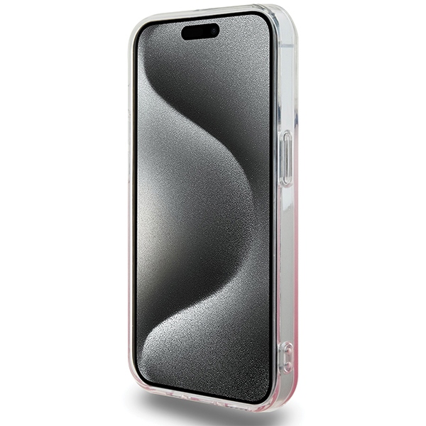 Hello Kitty iPhone 14 Pro Case IML Gradient Electrop Kitty Head, Pink