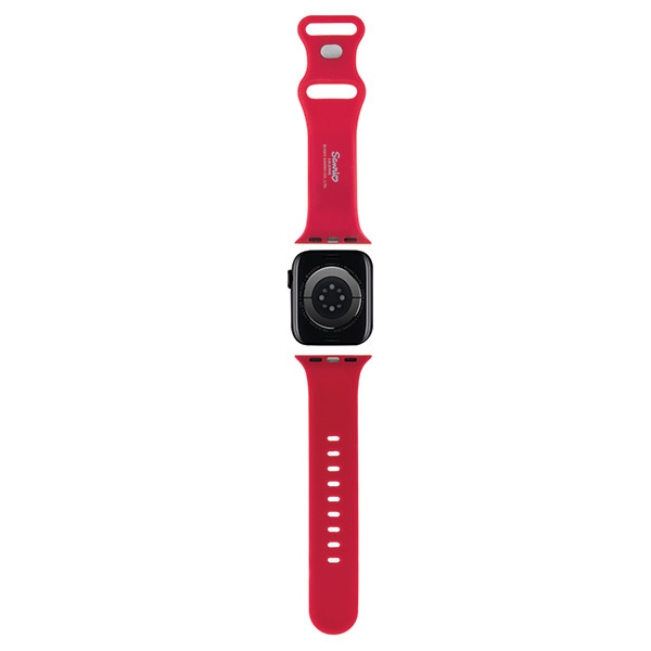 Hello Kitty Apple Watch 38/40/41mm Strap Silicone Kitty Head, Red