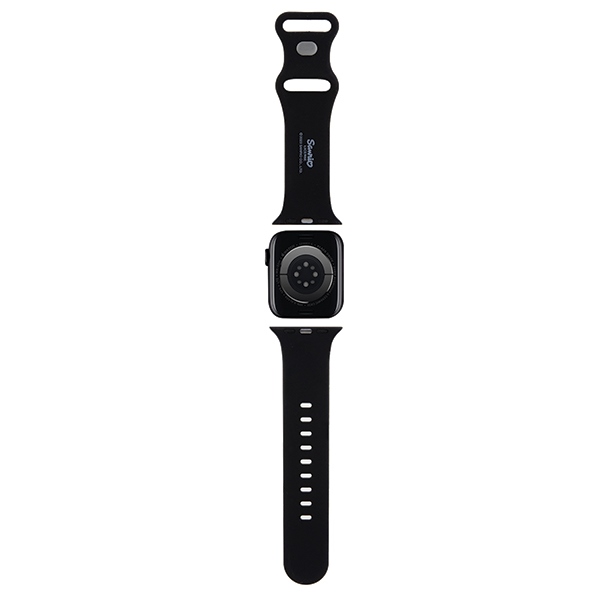 Hello Kitty Apple Watch 38 / 40 / 41 mm Strap Silicone Kitty Head, Black