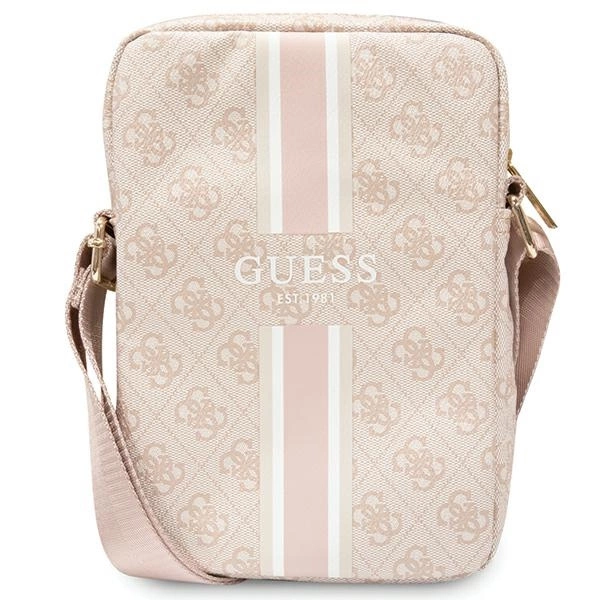 Сумка Guess 4G Stripes для 8-дюймового планшета - розовый