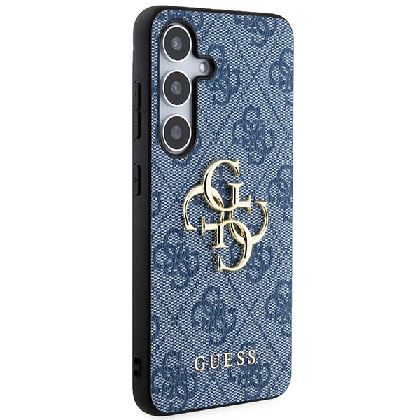 Guess 4G Big Metal Logo case for Samsung Galaxy S24 - blue