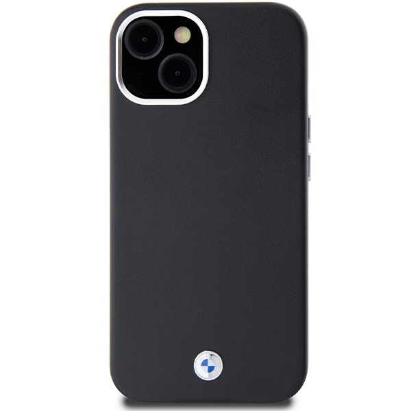 Чехол BMW для iPhone 15 / 14 / 13 Signature Wrapped Metal MagSafe, черный