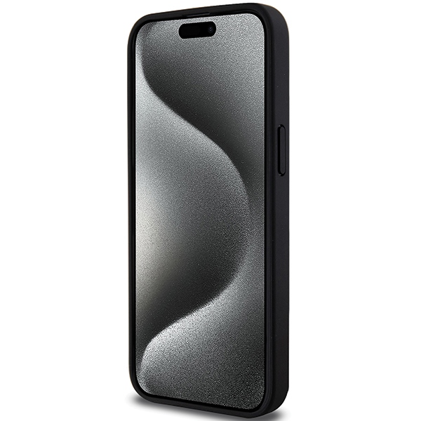 BMW Perforated Twisted Line MagSafe case for iPhone 15 Pro - black