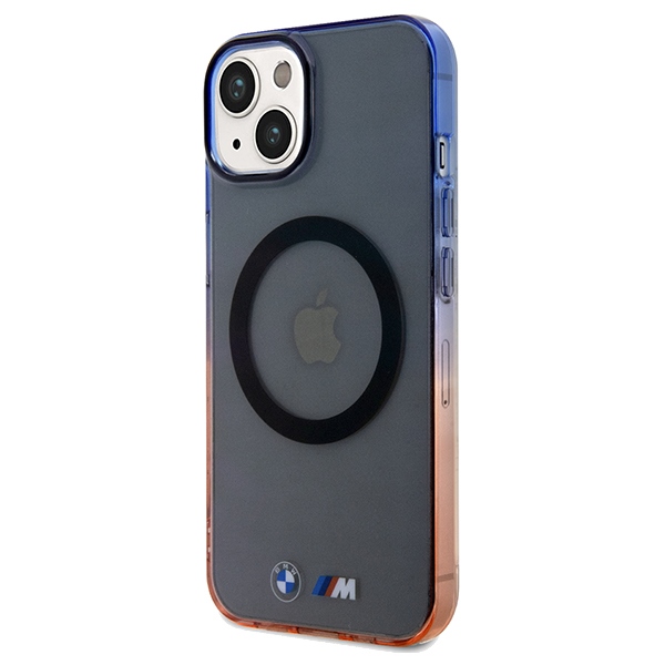 Чехол BMW Gradient Bumper MagSafe для iPhone 15 / 14 13 - серый